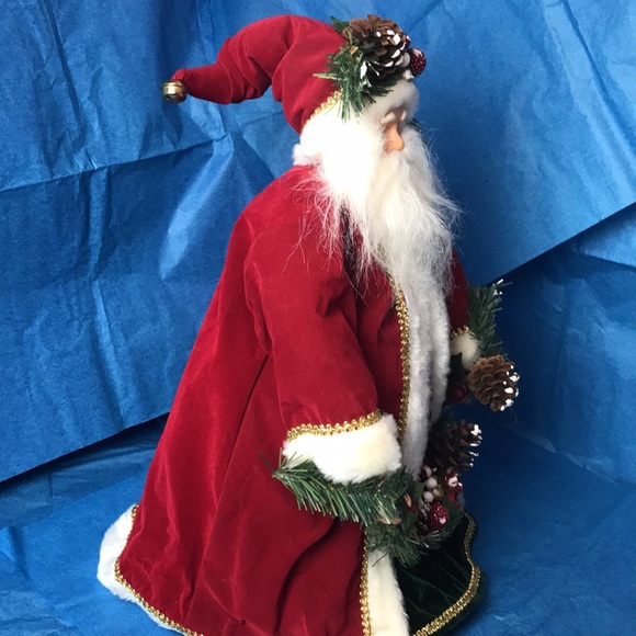 Vintage handmade Santa tree topper - Picture 4 of 11